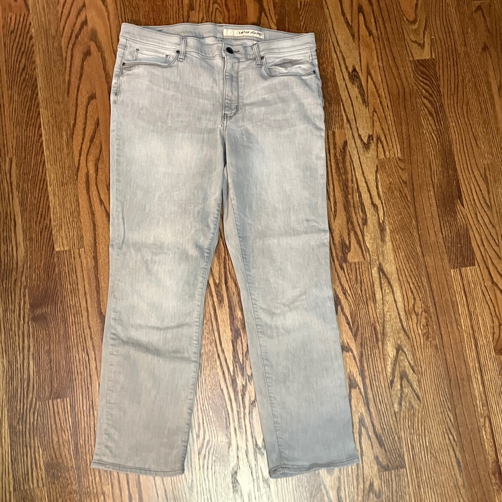 DKNY light grey ankle jeans size 12 great color! Dove Grey